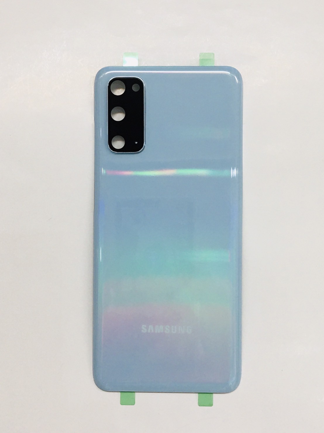 SAM-S20(G981)-電池背蓋(藍)-含鏡頭框+玻璃